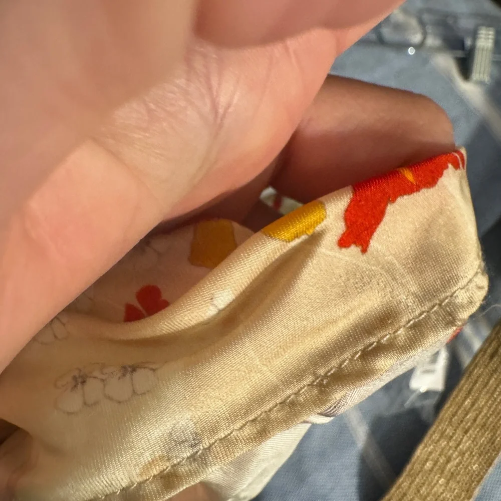 Auteur silk twist gown in kimono print, size S - Picture 15 of 15